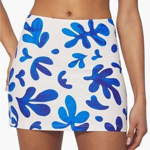 NWT WeWoreWhat Abstract Leaves Tube Mini Skirt